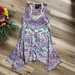 Women's Floral Sleeveless Top - Multicolor